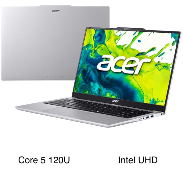 Laptop Acer Aspire Lite AL15-53P-56EC (NX.DG3SV.002.16G) (Core 5 120U/16GB/512GB SSD/15.6 inch FHD/Win 11SL/Bạc)