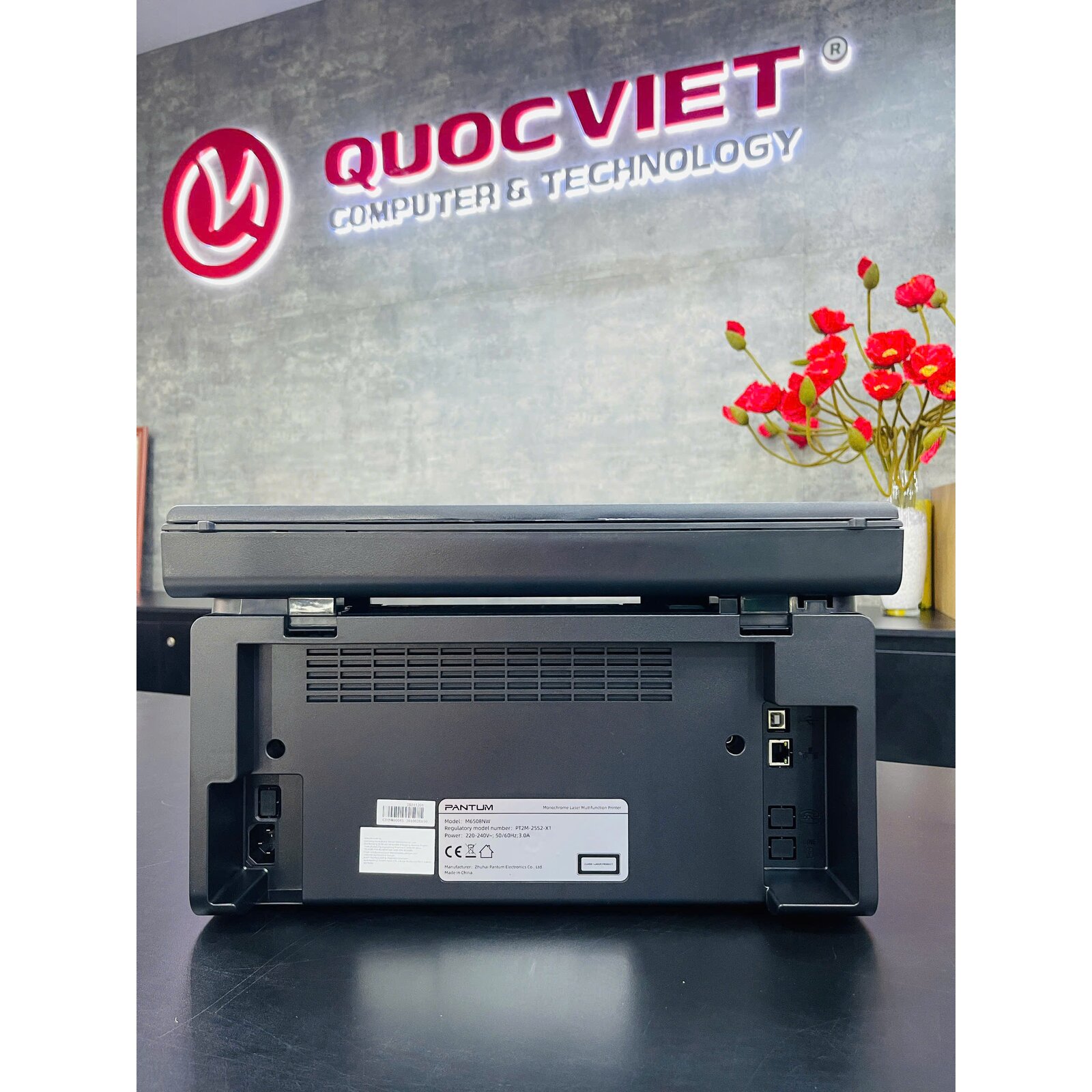 Máy in laser đen trắng Pantum M6508 (A4/A5/ In/ Copy/ Scan/ USB)