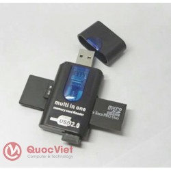 USB đầu đọc mã thẻ Multiinone