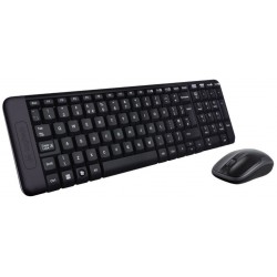 Bộ bàn phím chuột không dây Logitech MK220 USB-Wireless