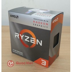 CPU AMD Ryzen 3 3200G (3.6GHz turbo up to 4.0GHz, 4 nhân 4 luồng, 4MB Cache, Radeon Vega 8, 65W) - Socket AMD AM4