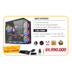 PC Gaming Cao Cấp QVCVIP 005