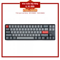 Key E-DRA EK368w V2 Blood Red switch (Wireless 2.4Ghz,Bluetooth 5.0)