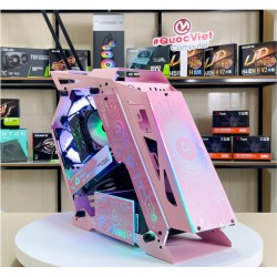 VỎ CASE VSP E-ROG ES1 GAMING PINK ( M-ATX) ( NO FAN)