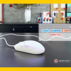 Mouse E-Dra EM6102 White