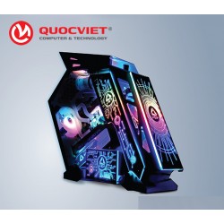 VỎ CASE VSP E-ROG ES1 GAMING BLACK ( M-ATX) ( NO FAN)