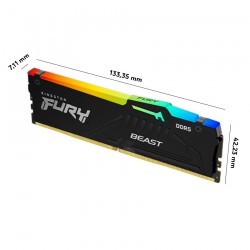 Ram Kingston FURY Beast RGB 32GB (2x16GB) DDR5 bus 5600Mhz (KF556C40BBAK2-32)