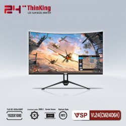 Màn Hình Cong Monitor VSP CM2406H 24inch Black 75hz 