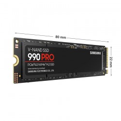 Ổ CỨNG SSD SAMSUNG 990 PRO 2TB PCIE 4.0X4 (ĐỌC 7450MB/S - GHI 6900MB/S) - (MZ-V9P2T0BW) 