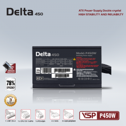 Nguồn máy tính Power VSP Delta P450W 450W Công suất thực