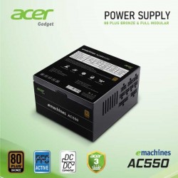 Power ACER AC550 80 Plus Bronze 550W(90V-260V)
