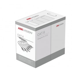 Dây mạng Hikvision Cat6 DS-1LN6UZC0 (không chống cháy-thùng màu xám)