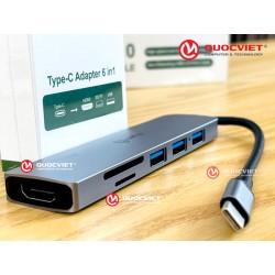 Bộ chuyển đổi Type-C sang HDMI/SD/TF/USB One Pro (OP-Z202414)