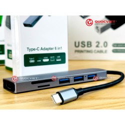 Bộ chuyển đổi Type-C sang HDMI/SD/TF/USB One Pro (OP-Z202414)