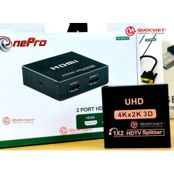 Bộ chia HDMI 1 ra 2 4K One Pro (OP-Z202412)