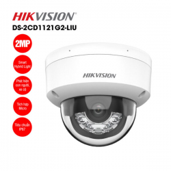 Camera Hikvision IP Dome 2MP DS-2CD1121G2-LIU HN 30m OK 2.8mm