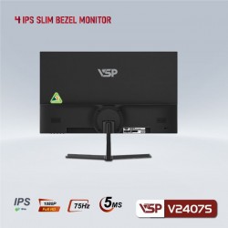 Màn Hình Monitor VSP IPS V2407S Black 24 inch 75Hz	