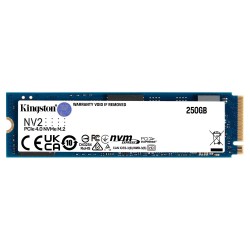 SSD Kingston NV2 250GB NVMe PCIe Gen 4.0x4 (SNV2S/250G)