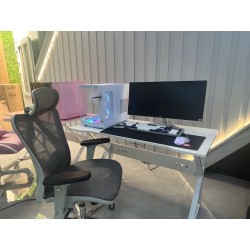 Bàn Game khổ 1200x600 chân chữ K, mặt gỗ có cắt vát