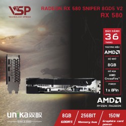 Card Màn Hình VGA Radeon RX 580 SNIPER 8GD5 V2 