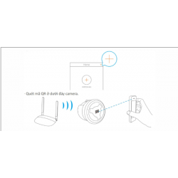 Camera EZVIZ C6N Pro 3MP 2K W1 Color Wifi quay quét 360 độ trong nhà, có màu ban đêm