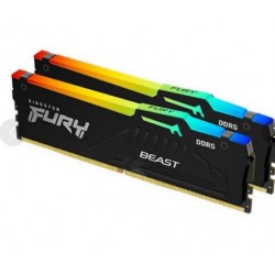 Bộ nhớ trong Kít Ram Kingston FURY Beast RGB DDR5 RAM 64GB (2x32GB) 6000MHz CL30 DIMM KF560C30BBEAK2