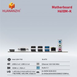 Bo mạch chủ Huananzhi H610M-K