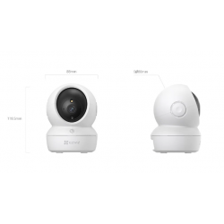 Camera EZVIZ H6C Pro 3MP 2K W1 Color Wifi quay quét 360 độ trong nhà, có màu ban đêm