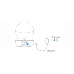 Camera EZVIZ H6C Pro 3MP 2K W1 Color Wifi quay quét 360 độ trong nhà, có màu ban đêm