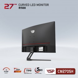 Màn Hình Cong VSP CM2705H 27inch/ FHD/ 75Hz/ HDMI/ VGA/ Loa