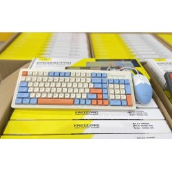 Bộ phím chuột KM2000 Mix Blue (có led)