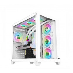 Vỏ thùng Gipco AQuarium GW258 TRẮNG( Không Kèm Fan)