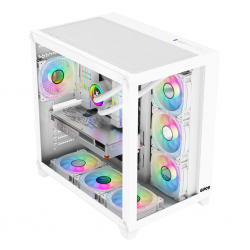 Vỏ thùng Gipco AQuarium GW258 TRẮNG( Không Kèm Fan)