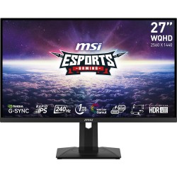 Màn Hình Gaming MSI G274QPX (27.0 inch - 2K - IPS - 240Hz - 1ms - USB TypeC - GSync - DisplayHDR400 - NightVision)
