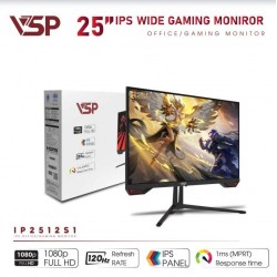 Màn hình VSP IPS IP2512S1 25 inch/ FHD/ 120Hz/ 1ms/ Black
