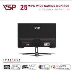 Màn hình VSP IPS IP2512S1 25 inch/ FHD/ 120Hz/ 1ms/ Black