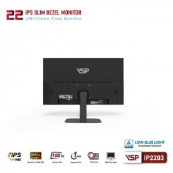 Màn hình VSP IP2205F 21.5 inch FHD/ IPS/ 100Hz/ 1ms/ HDMI + VGA