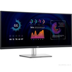 Màn hình cong Dell P3424WE (34Inch/ UWQHD (3440x1440)/ 5ms/ 60HZ/ 300 cd/m2/ IPS/ Lan/USB-C)