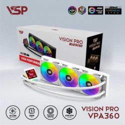 Tản Nhiệt Nước VSP Vision Pro VPA360 3 Fan Trắng