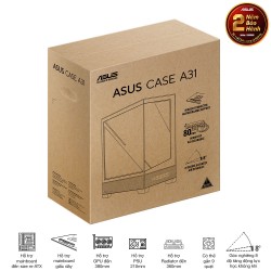 Vỏ máy tính Asus A31 TG BLACK (Mid Tower/ ATX/ Đen)