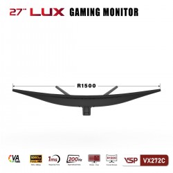 Màn hình cong VSP VX272C (27inch/ VA/ FHD/ 200Hz/ 1ms/ Freesync)