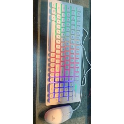 Bộ phím chuột KM2000/PRO Trắng (có led)