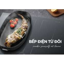 Bếp điện từ đôi Midea MC-ID358, 3500W