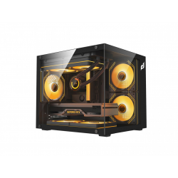 Vỏ thùng Edra ECS1305 Black (M-ATX/Mini-TX) ( Không Fan)