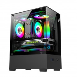 Vỏ thùng Edra ECS1303 Black (M-ATX/ITX) ( Không Fan)