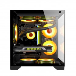 Vỏ thùng Edra ECS1503 Black (M-ATX/ITX) ( Không Fan)