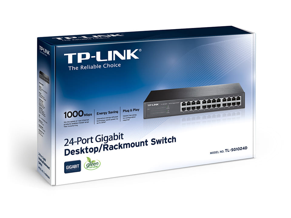 Switch TPLink 24 cổng TL-SG1024D 24 port 1000Mbps