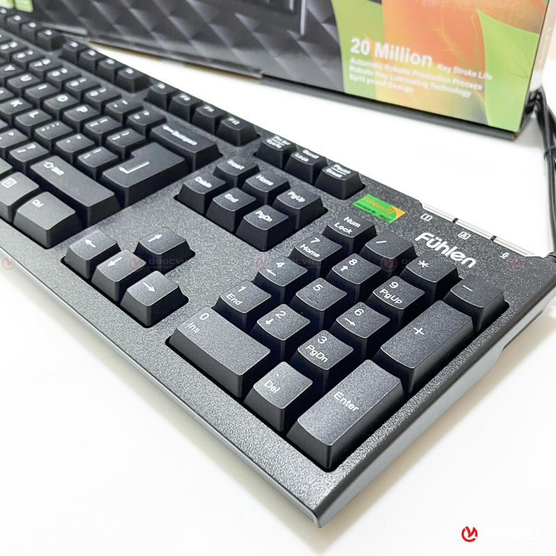 Bàn phím Fuhlen L411 (USB/đen)