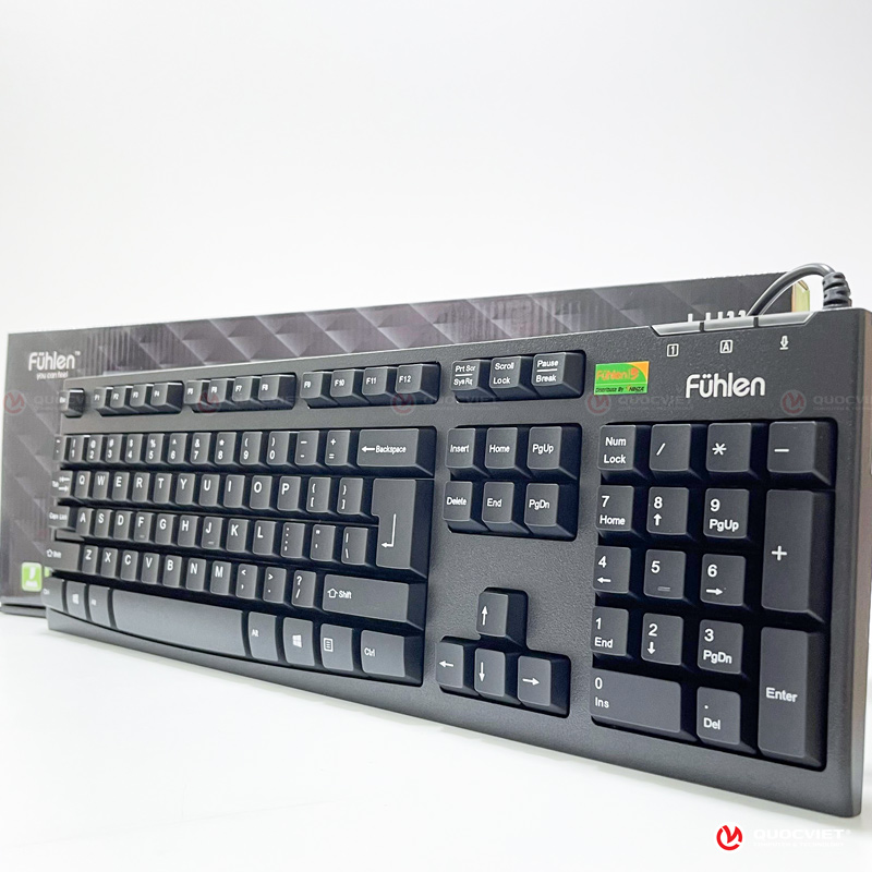 Bàn phím Fuhlen L411 (USB/đen)