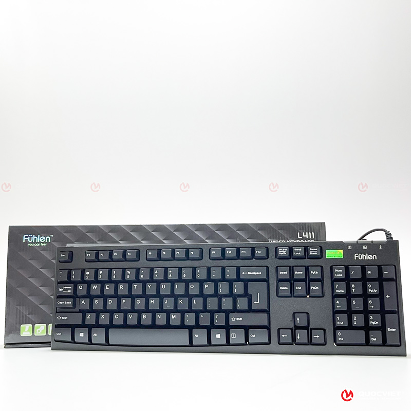 Bàn phím Fuhlen L411 (USB/đen)